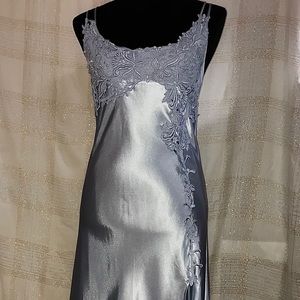 Vintage Baby Blue Long Night Gown